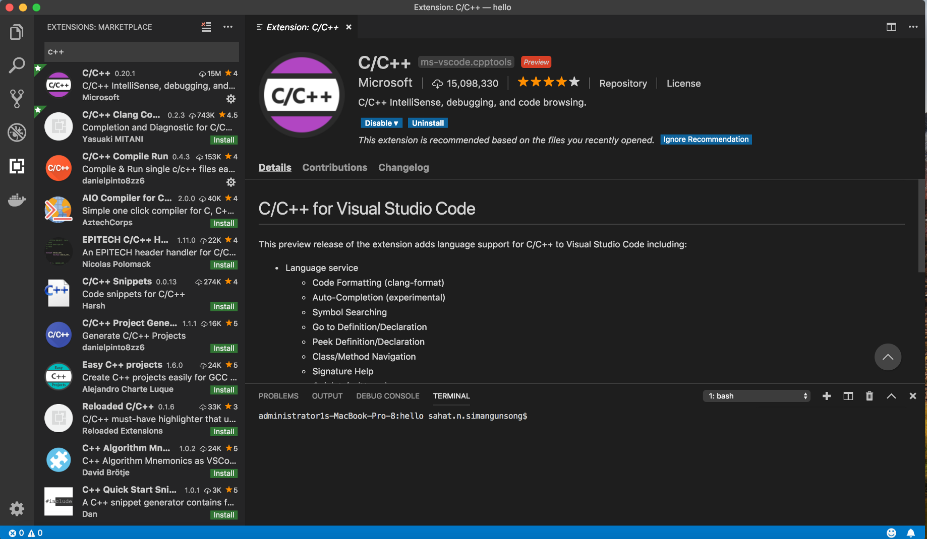 best program for coding c mac